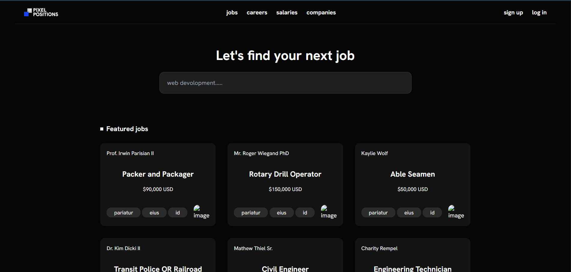 job listing platform